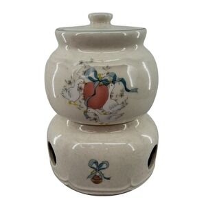 Vintage International China Marmalade 3 Piece Potpourri Pot Simmer Pot HTF